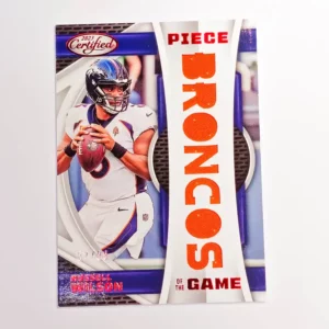 Panini Certified Football 2023 | POG-18 Russell Wilson - Denver Broncos | Piece of the Game Red 87/99