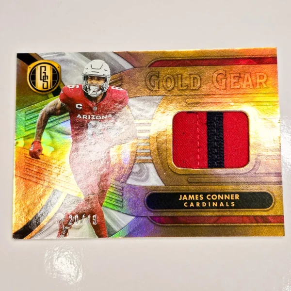 Panini Gold Standard Football 2024 | #GG-JCR James Conner - Arizona Cardinals | Gold Gear 20/49 Patch Bi Color