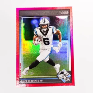 Panini Score Football 2024 | #39 Miles Sanders - Carolina Panthers | Red Zone 03/20