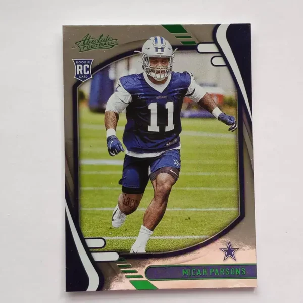 Panini Absolute Football 2021 | #158 Micah Parsons - Dallas Cowboys | Green Rookie Card