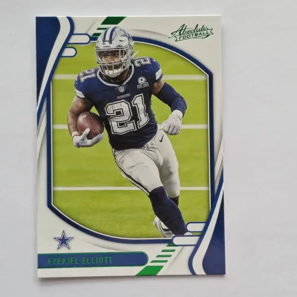 Panini Absolute Football 2021 | #50 Ezekiel Elliott - Dallas Cowboys | Green