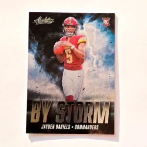Panini Absolute Football 2024 | #BS-JDS Jayden Daniels - Washington Commanders | By Storm Rookie Card
