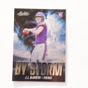 Panini Absolute Football 2024 | #BS-JMY J.J. McCarthy - Minnesota Vikings | By Storm Rookie Card