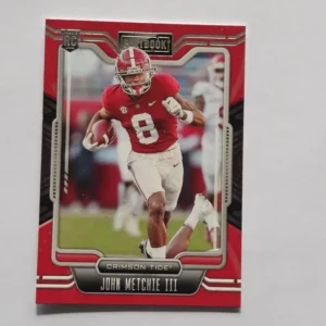 Panini Chronicles Draft Picks Football 2022 | #14 John Metchie III - Alabama Crimson Tide | Playbook Rookie Card
