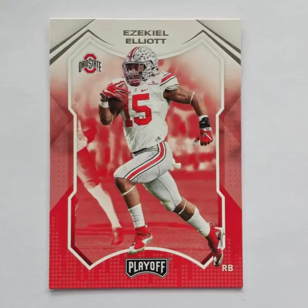 Panini Chronicles Draft Picks Football 2022 | #18 Ezekiel Elliott - Ohio State Buckeyes | Playoff