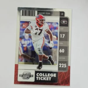 Panini Chronicles Draft Picks Football 2022 | #20 Nakobe Dean - Georgia Bulldogs | Contenders Optic Rookie Card