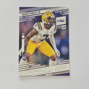 Panini Chronicles Draft Picks Football 2022 | #3 Derek Stingley Jr. - LSU | Prestige Rookie Card