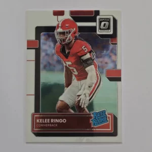 Panini Chronicles Draft Picks Football 2023 | #16 Kelee Ringo - Georgia Bulldogs | Donruss Optic Rated Rookie
