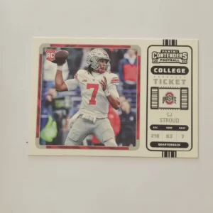 Panini Chronicles Draft Picks Football 2023 | #3 C.J. Stroud - Ohio State Buckeyes | Contenders Rookie Card