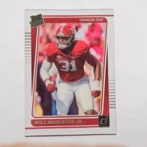 Panini Chronicles Draft Picks Football 2023 | #36 Will Anderson Jr. - Alabama Crimson Tide | Clearly Donruss Rated Rookie