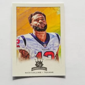 Panini Chronicles Football 2021 | #GK-32 Nico Collins - Houston Texans | Donruss Gridiron Kings Rookie Card