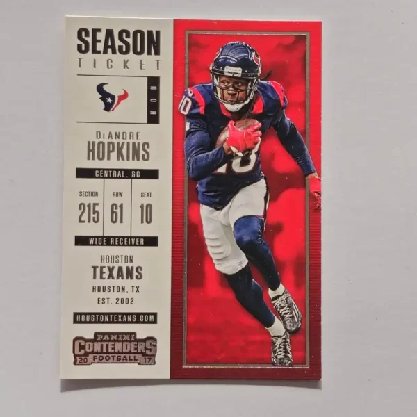 Panini Contenders Football 2017 | #15 DeAndre Hopkins - Houston Texans