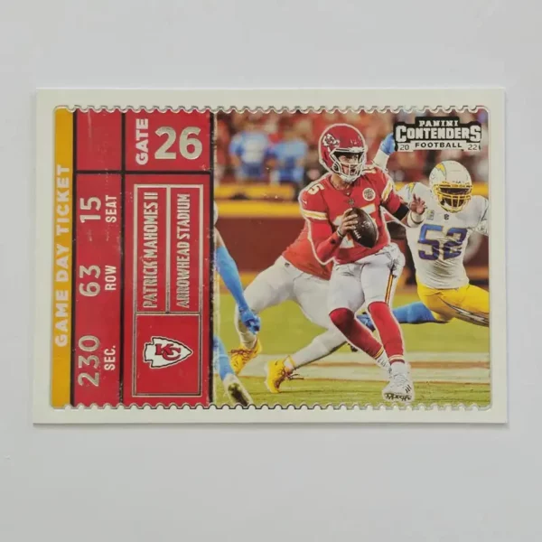 Panini Contenders Football 2022 | #GDT-PMA Patrick Mahomes II - Kansas City Chiefs | Game Day Ticket
