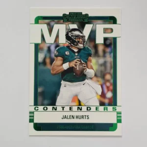 Panini Contenders Football 2022 | #MVP-JHU Jalen Hurts - Philadelphia Eagles | MVP Contenders Emerald