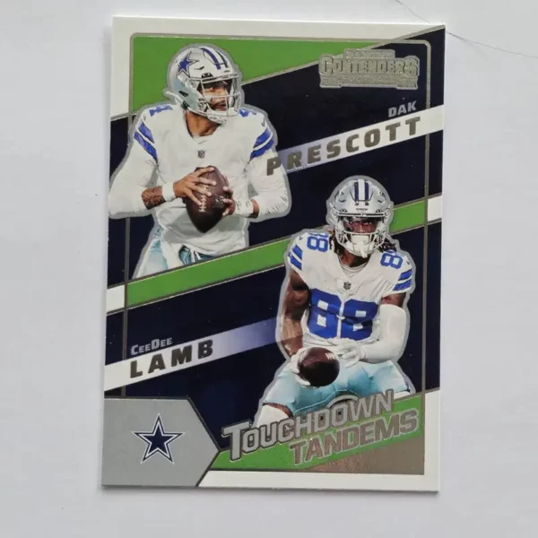 Panini Contenders Football 2022 | #TDT-DAL Dak Prescott - CeeDee Lamb - Dallas Cowboys | Touchdown Tandems