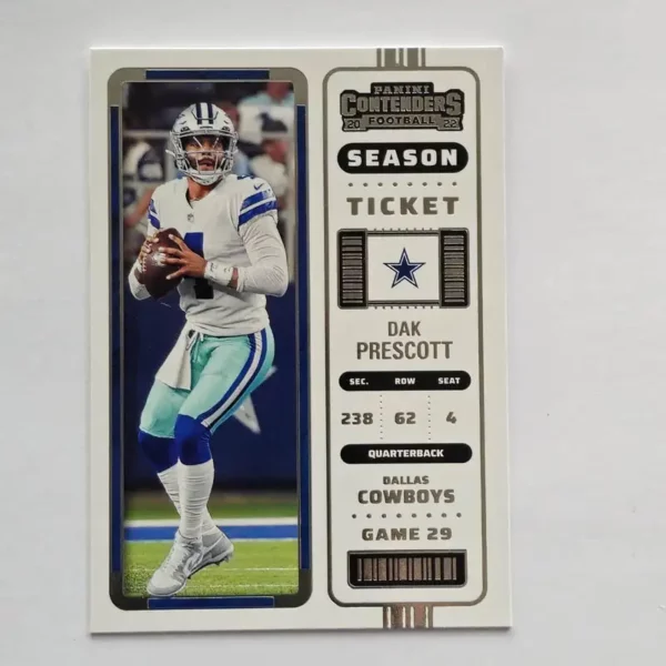 Panini Contenders Football 2023 | #27 Dak Prescott - Dallas Cowboys