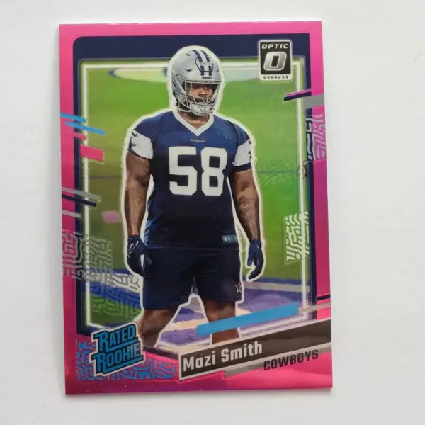 Panini Donruss Football 2023 | #326 Mazi Smith - Dallas Cowboys | Rated Rookie Optic Preview Pink