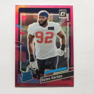 Panini Donruss Football 2023 | #340 Dylan Horton - Houston Texans | Rated Rookie Preview Pink