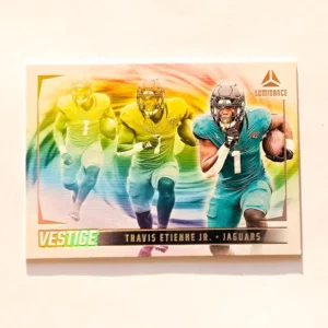 Panini Luminance Football 2024 | #VES-TEJ 12 Travis Etienne Jr. - Jacksonville Jaguars | Vestige