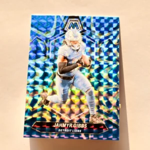 Panini Mosaic Football 2024 | #73 Jahmyr Gibbs - Detroit Lions | Blue Reactive Mosaic
