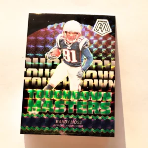 Panini Mosaic Football 2024 | #TM-RMS Randy Moss - New England Patriots | Touchdown Masters Green Mosaic