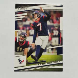 Panini Prestige Football 2022 | #121 Ka'imi Fairbairn - Houston Texans