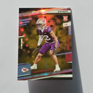 Panini Prestige Football 2022 | #334 Trent McDuffie - Kansas City Chiefs | Xtra Points Astral Rookie Card