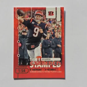 Panini Prestige Football 2022 | #TS-3 Joe Burrow - Cincinnati Bengals | Time Stamped