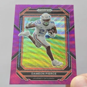 Panini Prizm Draft Picks Football 2023 | #22 Dameon Pierce - Florida Gators | Purple Wave