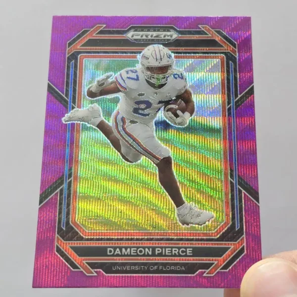 Panini Prizm Draft Picks Football 2023 | #22 Dameon Pierce - Florida Gators | Purple Wave
