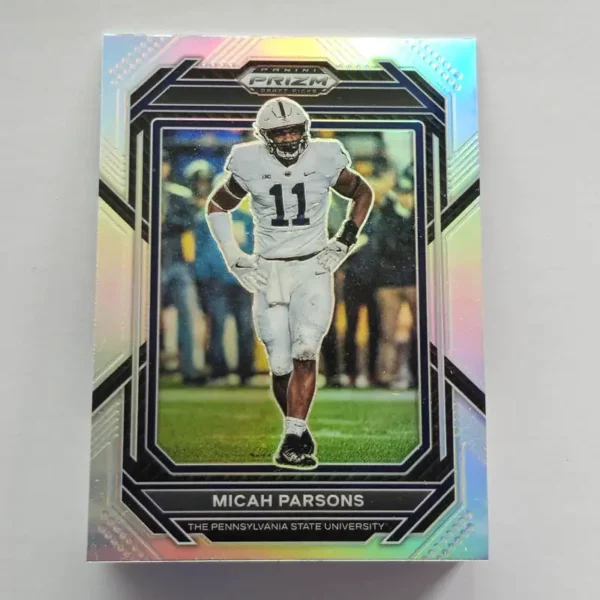 Panini Prizm Draft Picks Football 2023 | #75 Micah Parsons - Penn State Nittany Lions | Silver