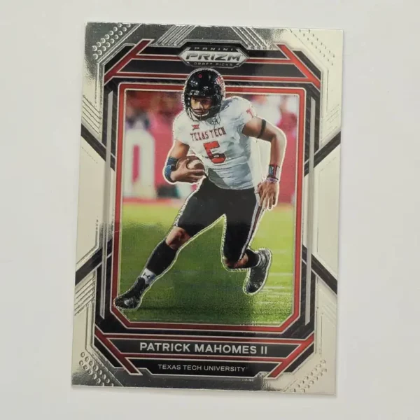 Panini Prizm Draft Picks Football 2023 | #81 Patrick Mahomes II - Texas Tech Red Raiders