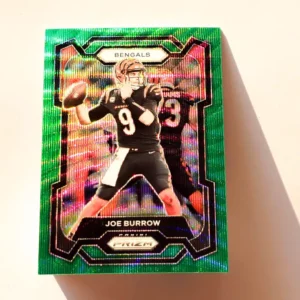 Panini Prizm Football 2023 | #57 Joe Burrow - Cincinnati Bengals | Green Wave Prizm