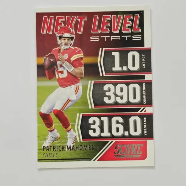 Panini Score Football 2021 | #NL-2 Patrick Mahomes II - Kansas City Chiefs | Next Level Stats