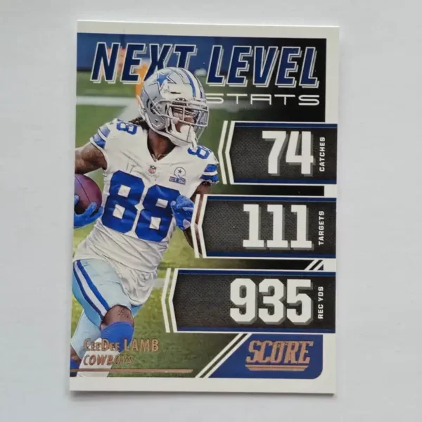 Panini Score Football 2021 | #NL-22 CeeDee Lamb - Dallas Cowboys | Next Level Stats