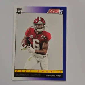 Panini Score Football 2021 | #TB4 Devonta Smith - Alabama Crimson Tide/Philadelphia Eagles | 1991 Throwback Rookie