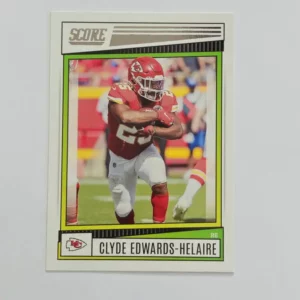 Panini Score Football 2022 | #117 Clyde Edwards-Helaire - Kansas City Chiefs
