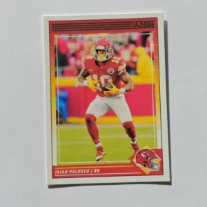 Panini Score Football 2024 | #138 Isiah Pacheco - Kansas City Chiefs