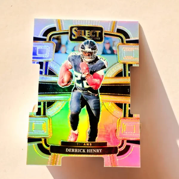 Panini Select Football 2023 | #95 Derrick Henry - Tennessee Titans | Concourse Silver Prizm Die-Cut