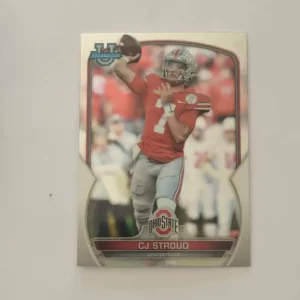 Topps Bowman Chrome University Football 2022 | #100 C.J. Stroud - Ohio State Buckeyes