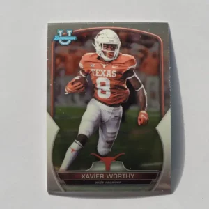 Topps Bowman Chrome University Football 2022 | #29 Xavier Worthy - Texas Longhorns