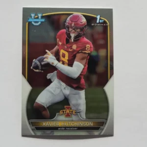 Topps Bowman Chrome University Football 2022 | #32 Xavier Hutchinson - Iowa State Cyclones | 1st Bowman