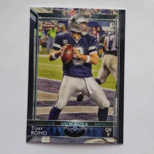 Topps Chrome Football 2015 | #44 Tony Romo - Dallas Cowboys