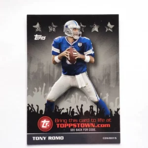 Topps Football 2009 | TTT10 Tony Romo - Dallas Cowboys | Topps Town Silver