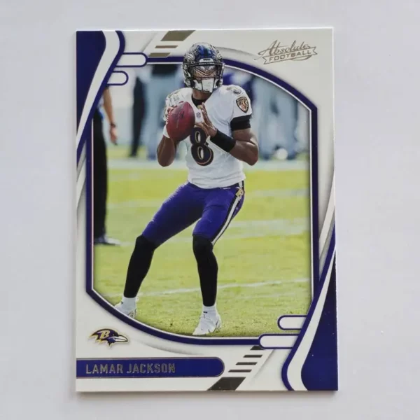 Panini Absolute Football 2021 | #30 Lamar Jackson - Baltimore Ravens