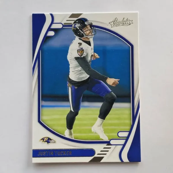 Panini Absolute Football 2021 | #31 Justin Tucker - Baltimore Ravens