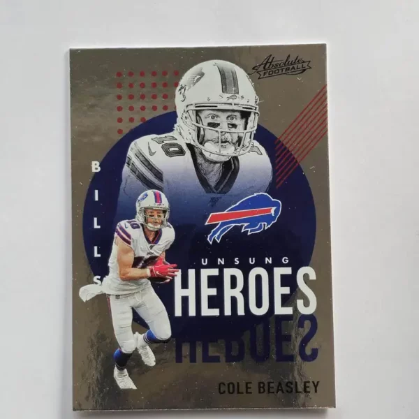 Panini Absolute Football 2021 | #UH19 Cole Beasley - Buffalo Bills | Unsung Heroes