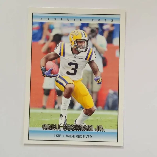 Panini Chronicles Draft Picks Football 2022 | #10 Odell Beckham Jr. - LSU | Donruss