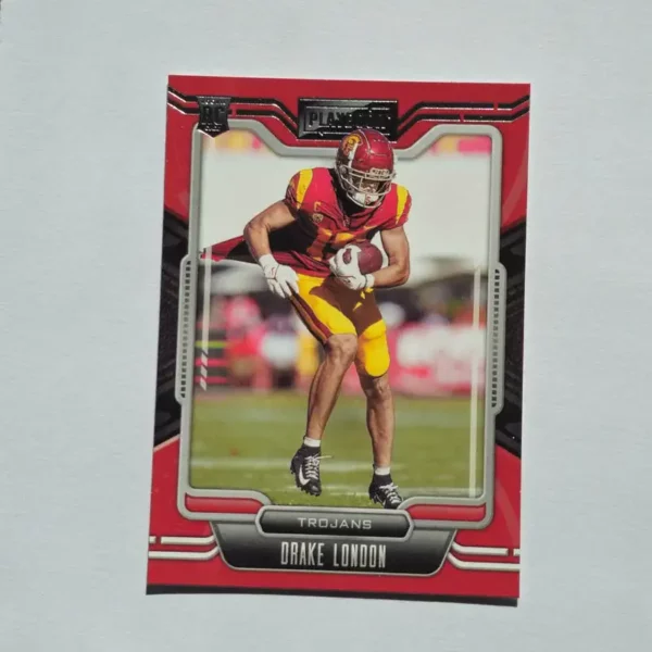 Panini Chronicles Draft Picks Football 2022 | #11 Drake London - USC Trojans | Playbook Rookie Card