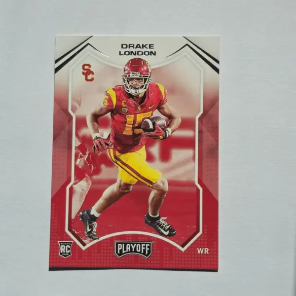 Panini Chronicles Draft Picks Football 2022 | #11 Drake London - USC Trojans | Playoff Rookie Card